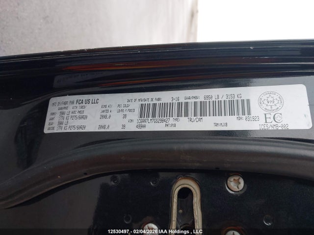 1C6RR7LM7GS298427 RAM 1500 Slt