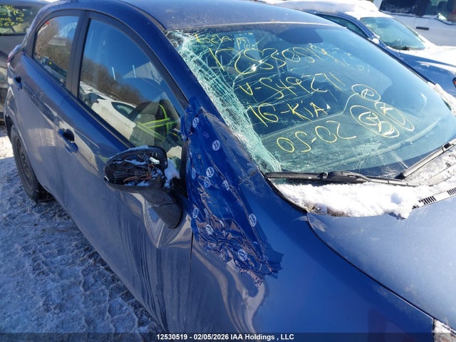 12530519 :رقم المزاد ، KNADN5A35G6549271 vin ، 2016 Kia Rio مزاد بيع
