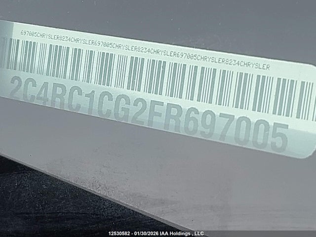 2C4RC1CG2FR697005 Chrysler Town &amp; Country Touring L