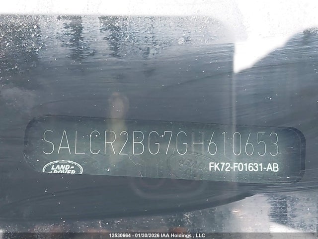 SALCR2BG7GH610653 Land Rover Discovery Sport Hse