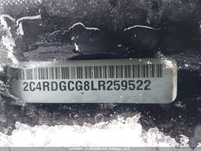 2C4RDGCG8LR259522 Dodge Grand Caravan Sxt