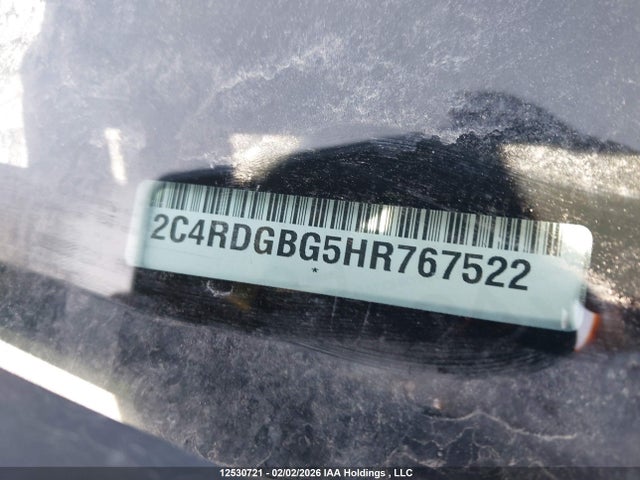 2C4RDGBG5HR767522 Dodge Grand Caravan Cvp/sxt