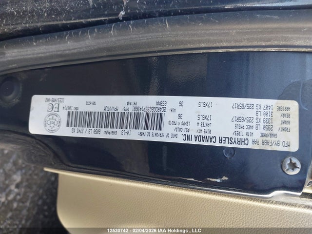 12530742 :رقم المزاد ، 2C4RDGBG9ER149681 vin ، 2014 Dodge Grand Caravan مزاد بيع