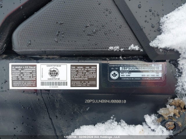 Skidoo Skidoo. 2022 2BPSUUNB8NV000010 Image 13