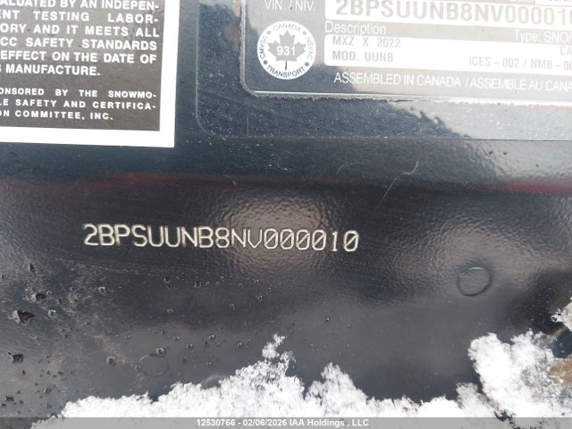 Skidoo Skidoo. 2022 2BPSUUNB8NV000010 Image 14
