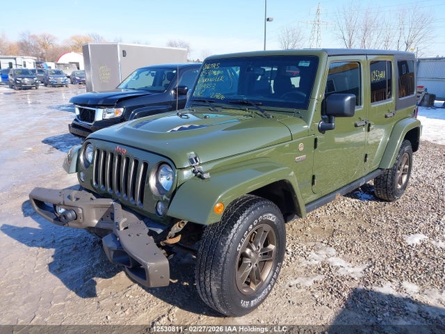 12530811 :رقم المزاد ، 1C4BJWEG8GL204553 vin ، 2016 Jeep Wrangler Unlimited Sahara مزاد بيع