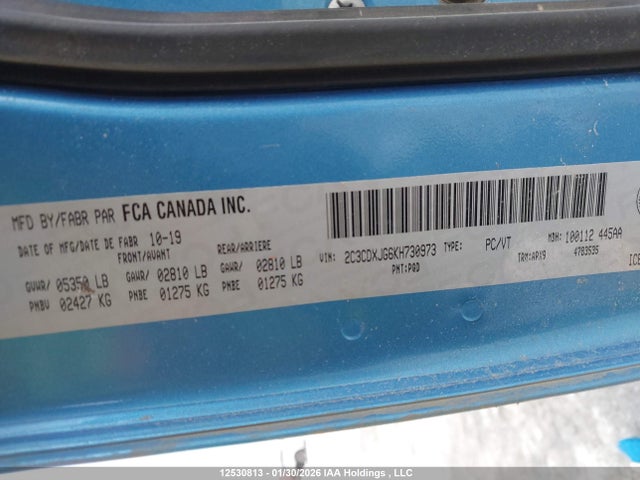 Dodge Charger Sxt 2019 2C3CDXJG6KH730973 Image 9
