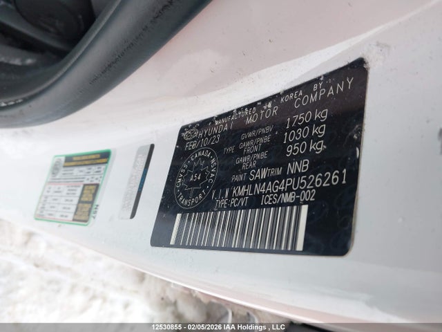 KMHLN4AG4PU526261 Hyundai ELANTRA SEL