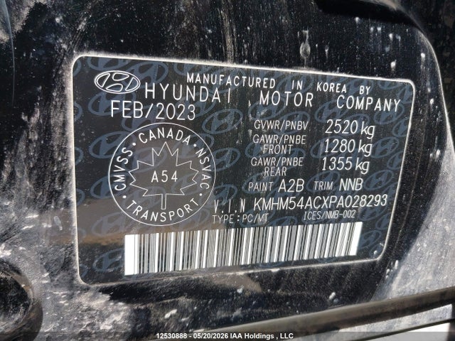 KMHM54ACXPA028293 Hyundai Ioniq 6