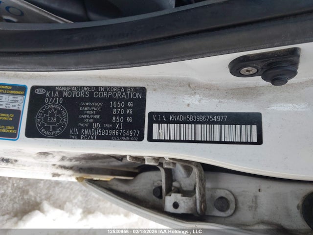 Aukcja sprzedaży 2011 Kia Rio Lx/sx, vin: KNADH5B39B6754977, numer aukcji: 12530956