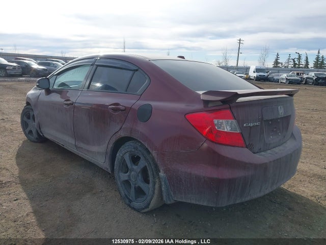 Aukcja sprzedaży 2012 Honda Civic Exl, vin: 2HGFB2F95CH018596, numer aukcji: 12530975