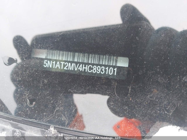 5N1AT2MV4HC893101 Nissan Rogue S/sl Platinum/sv