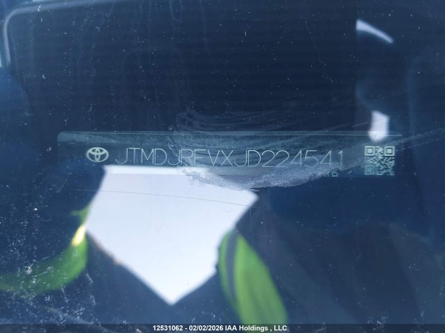 JTMDJREVXJD224541 Toyota Rav4 Hv Limited