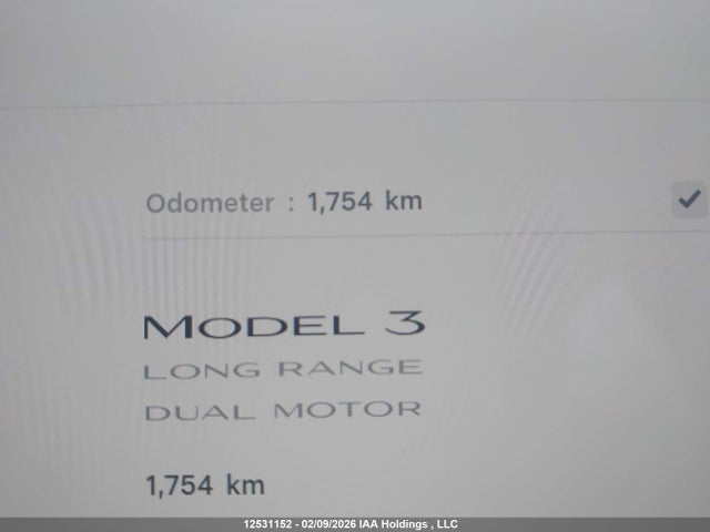 5YJ3E1EB2SF960178 Tesla MODEL 3