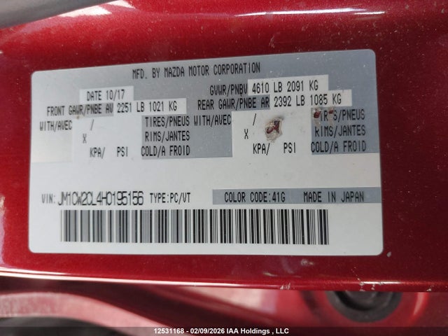 Mazda MAZDA5 2017 JM1CW2CL4H0195156 Image 18