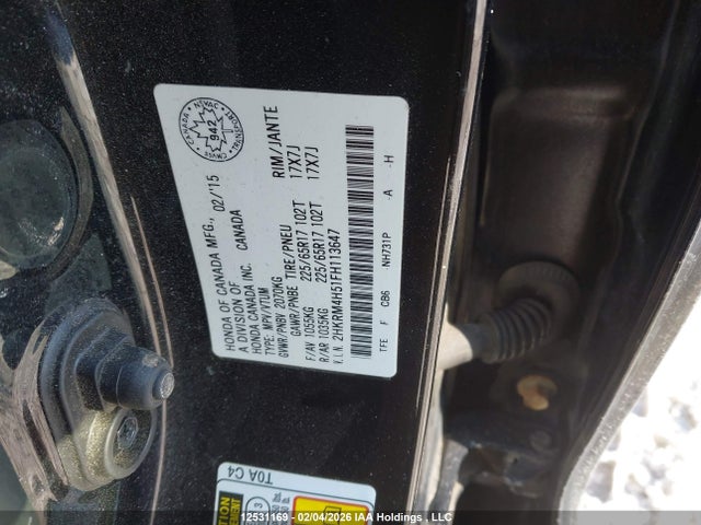 2HKRM4H51FH113647 Honda CR-V