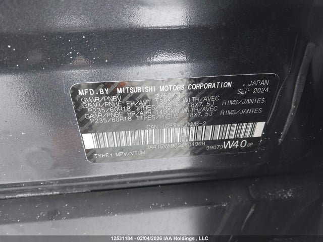 Mitsubishi Outlander Phev Le/se/sel 2025 JA4T5VA90SZ604908 Image 18