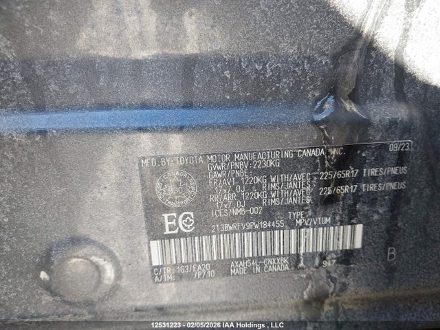 Toyota RAV4 2023 2T3BWRFV9PW184455 Image 19