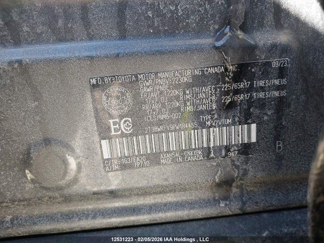 Toyota RAV4 2023 2T3BWRFV9PW184455 Image 9
