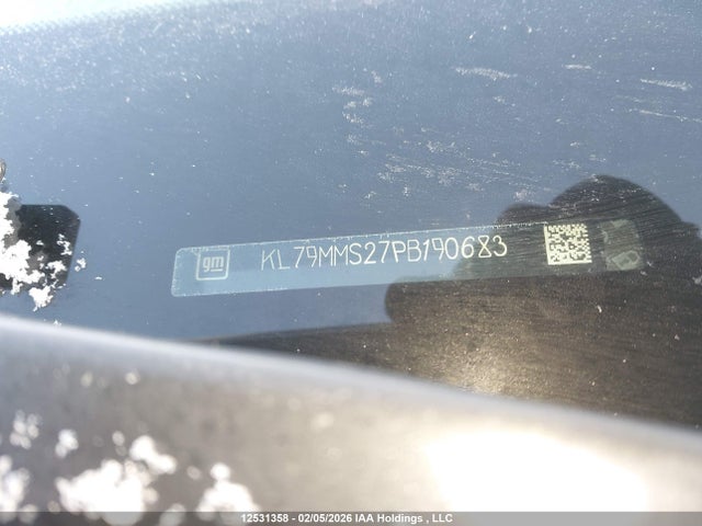 Продаж на аукціоні авто 2023 Chevrolet Trailblazer, vin: KL79MMS27PB190683, номер лоту: 12531358