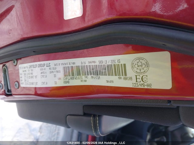 1C4PJLAB9FW516151 Jeep Cherokee Sport