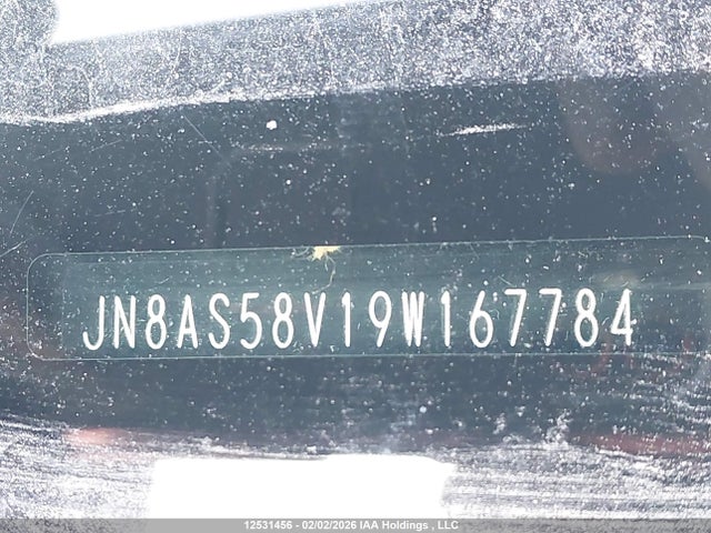 Aukcja sprzedaży 2009 Nissan Rogue S/sl, vin: JN8AS58V19W167784, numer aukcji: 12531456