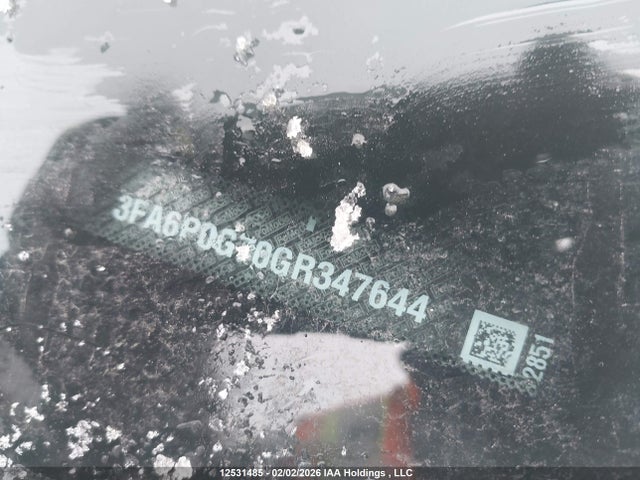 Aukcja sprzedaży 2016 Ford Fusion S, vin: 3FA6P0G70GR347644, numer aukcji: 12531485