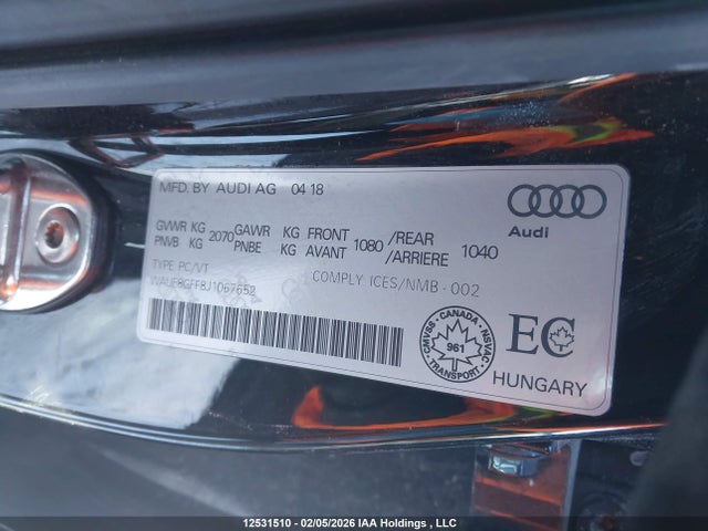 WAUE8GFF8J1067652 Audi A3 Progressiv