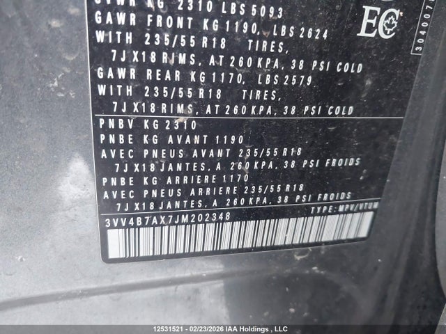 3VV4B7AX7JM202348 Volkswagen Tiguan