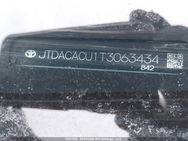 JTDACACU1T3063434 Toyota Prius Se/xse/xse Premium/night Shade