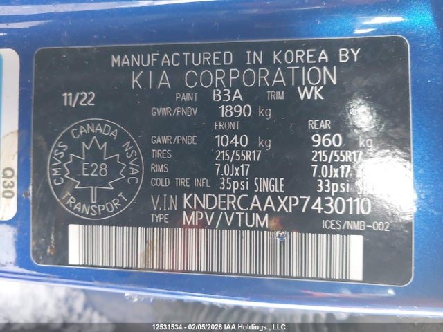 KNDERCAAXP7430110 KIA Seltos Ex/ex Premium