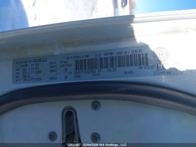 3C6RR7KT4KG629828 RAM 1500 Classic Tradesman