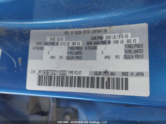 Mazda Cx-3 Gx 2016 JM1DKBB72G0118322 Image 19