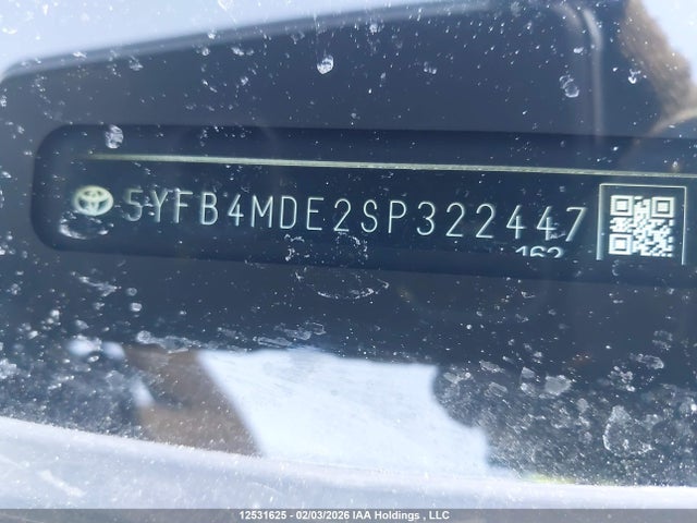 5YFB4MDE2SP322447 Toyota COROLLA LE