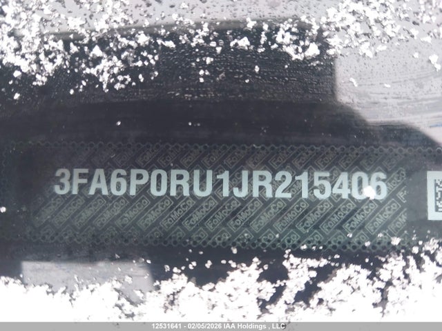 3FA6P0RU1JR215406 Ford Fusion Titanium/platinum Hev