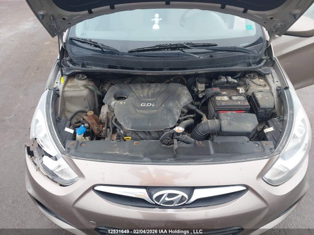 12531649 :رقم المزاد ، KMHCT4AE0CU137390 vin ، 2012 Hyundai Accent Gls/gs مزاد بيع