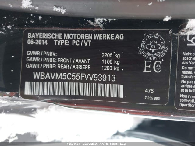 BMW X1 Xdrive35i 2015 WBAVM5C55FVV93913 Image 9