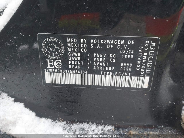 3VWEM7BU9RM066234 Volkswagen JETTA SE