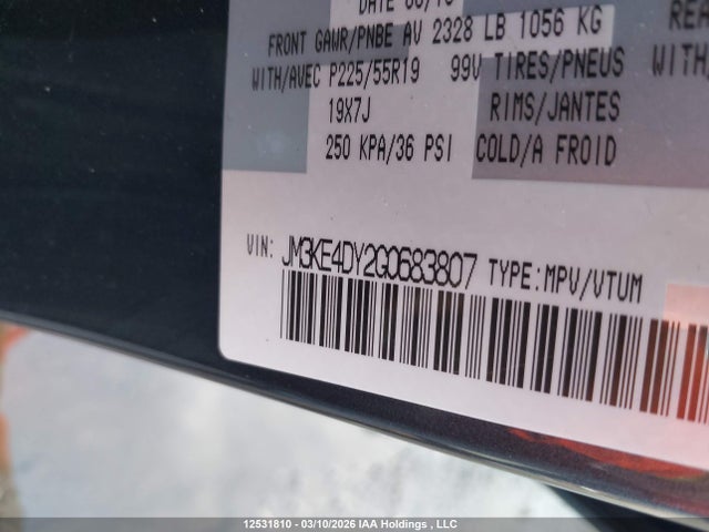 JM3KE4DY2G0683807 Mazda CX-5
