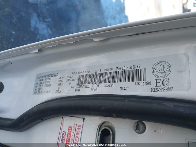 RAM 1500 Longhorn 2016 1C6RR7WT4GS191189 Image 9