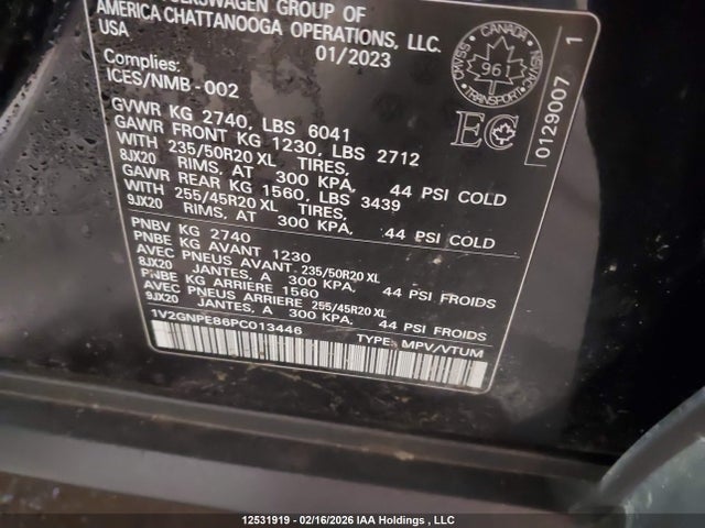 1V2GNPE86PC013446 Volkswagen ID.4 PRO