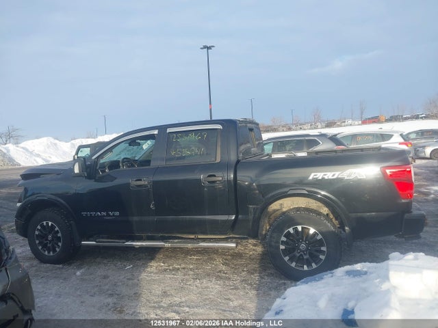 12531967 :رقم المزاد ، 1N6AA1E58KN528741 vin ، 2019 Nissan Titan Platinum/pro-4x/s/sl Midnight Edition/sv/sv Midnight Edition مزاد بيع