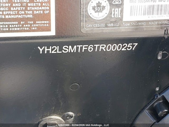 YH2LSMTF6TR000257 Lynx Xterrain Re 3700 900 Ace Turbo R