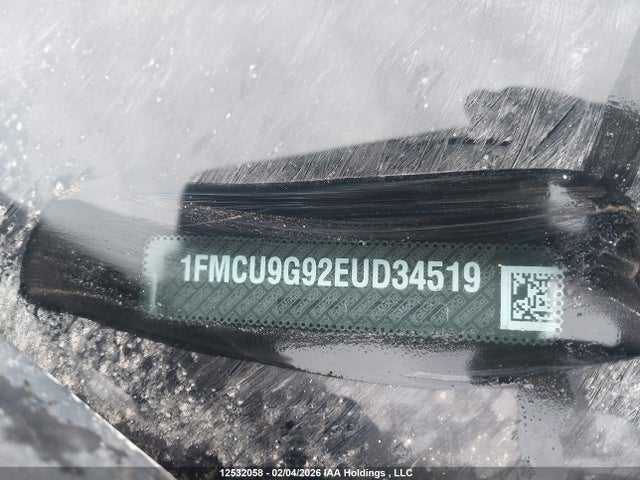 Продаж на аукціоні авто 2014 Ford Escape Se, vin: 1FMCU9G92EUD34519, номер лоту: 12532058