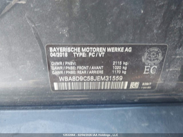 WBA8D9C58JEM31559 BMW 330i Xdrive
