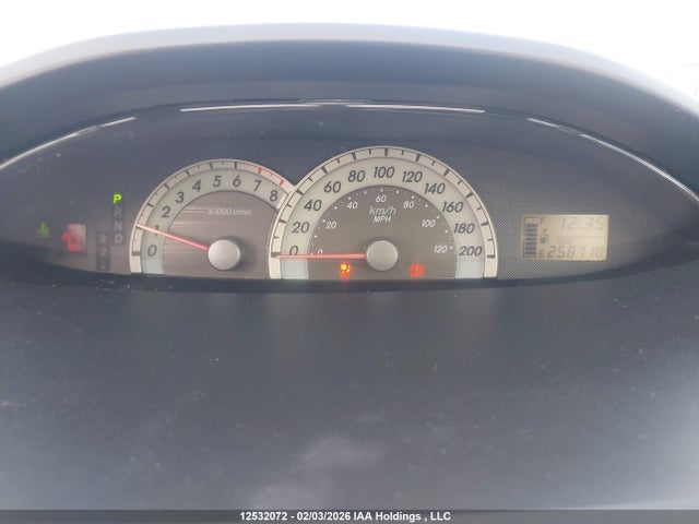 12532072 :رقم المزاد ، JTDBT923181251353 vin ، 2008 Toyota Yaris مزاد بيع