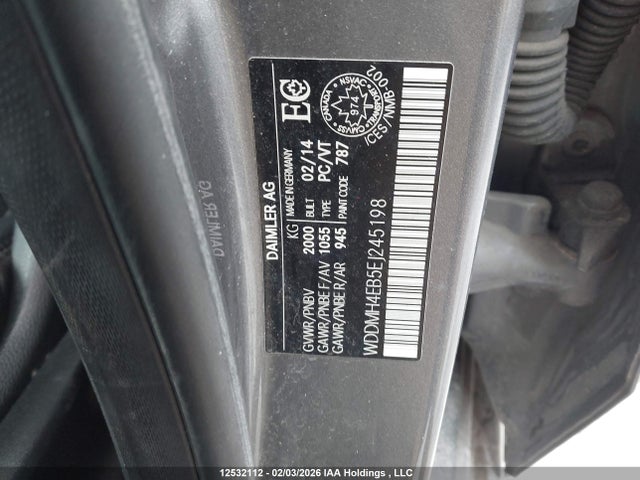 Mercedes-Benz B250 2014 WDDMH4EB5EJ245198 Image 18