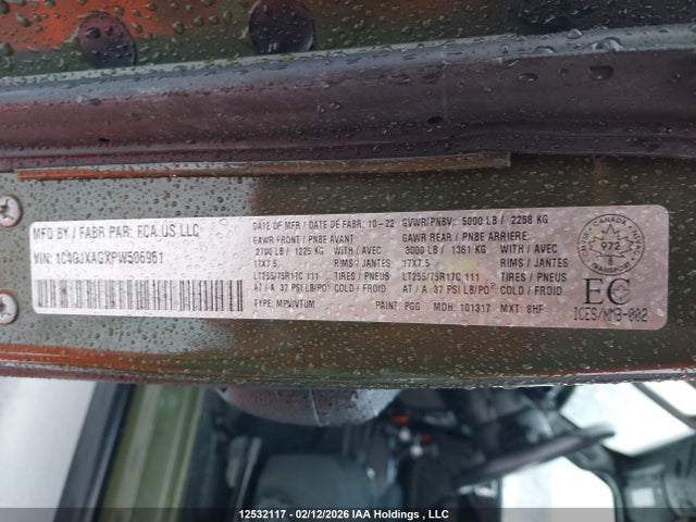 1C4GJXAGXPW506961 Jeep Wrangler Sport