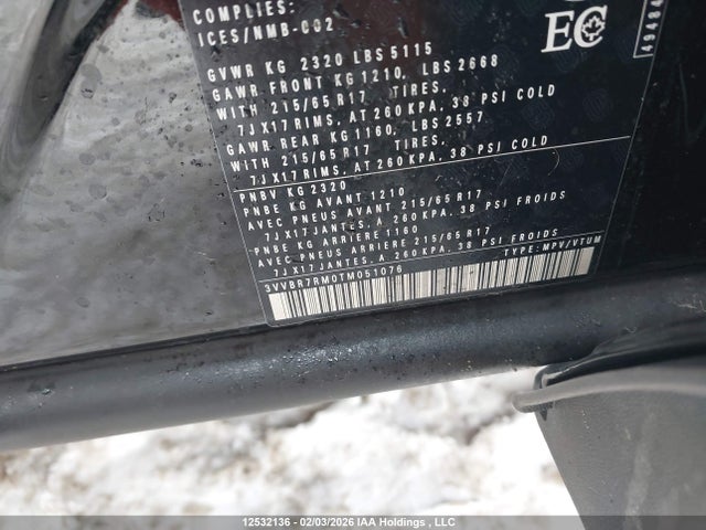 3VVBR7RM0TM051076 Volkswagen Tiguan