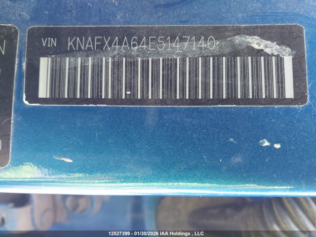 KNAFX4A64E5147140 KIA Forte 1.8l Lx/1.8l Lx+/1.8l Se